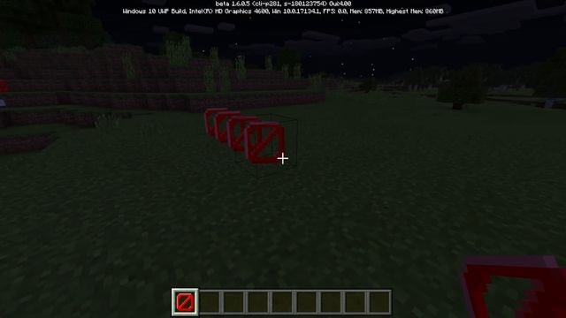 Minecraft Beta 1.6.0.5 (Bedrock Update Aquatic -Phantom Update!)