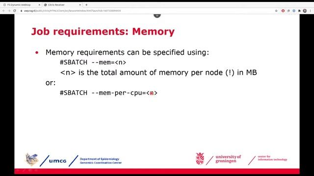 Lecture day 1: The UMCG HPC (part 2) смотреть онлайн