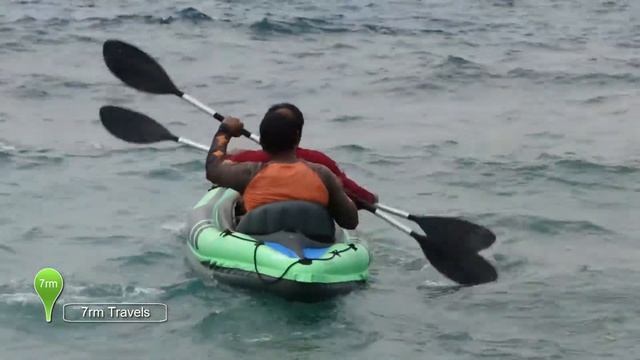 Boat Riding in Red Sea - (Kayak Challenger K2) - 7rm Travels смотреть онлайн