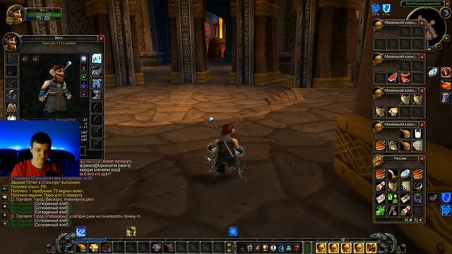 Первый поход в Стальгорн, таланты и профессии. Маг в ВОВ классик! смотреть онлайн