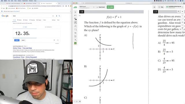 SAT Math: College Board Practice Test 5 No Calculator (In Real Time) смотреть онлайн