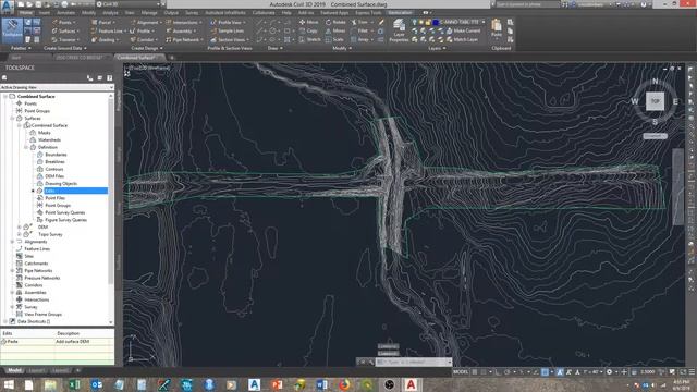 5 - Combining 2 TIN surfaces to create new surface in Civil 3D смотреть онлайн