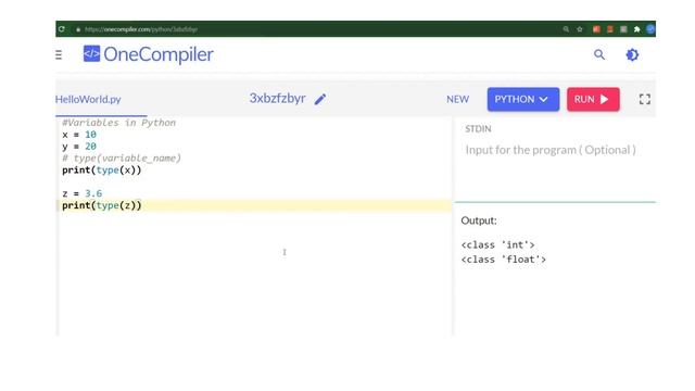 Python Variables смотреть онлайн