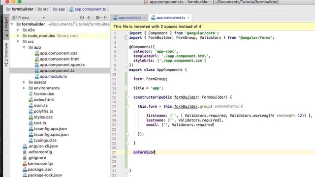 Angularjs 5 - creating a FormBuilder смотреть онлайн