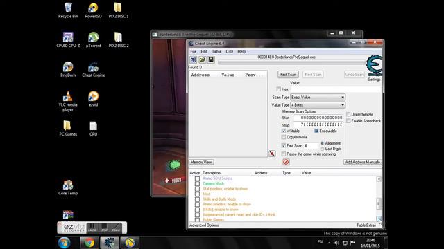 How to mod Borderlands the pre sequel using Cheat Engine смотреть онлайн