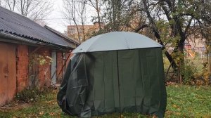 РЫБОЛОВНЫЙ ЗОНТ С ТЕНТОМ! НОВАЯ РАСПАКОВКА