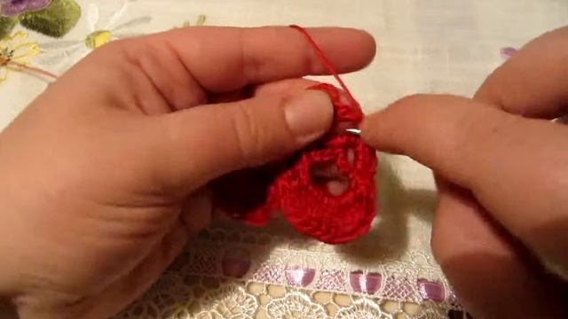 Ажурное сердечко крючком #сердечкокрючком #вязаниекрючком смотреть онлайн