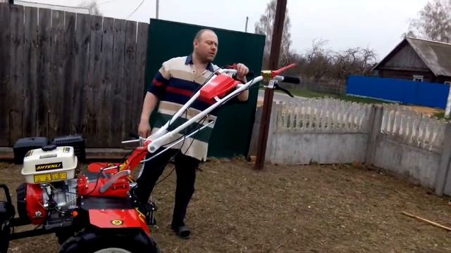 Мотоблок Shtenli 1900 pro 18 л.с Первый запуск смотреть онлайн