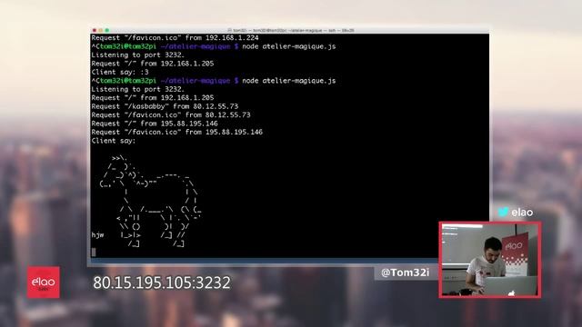 Elao Talk - Websocket + NodeJS + RaspberryPi = BOOM !, par Thomas Jarrand смотреть онлайн