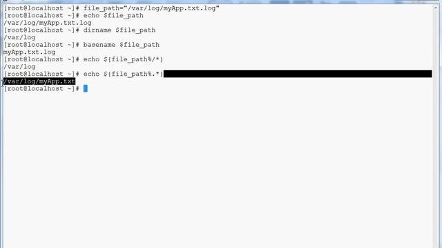 Bash Shell Scripting - Topic# 20- dirname and basename Commands and Variables Substring смотреть онлайн