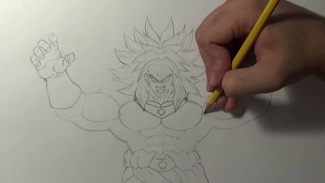 Drawing Broly the Legendary Super Saiyan 4 - GIVEAWAY смотреть онлайн