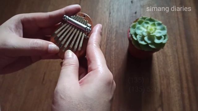 Rain Rain Go Away 8 keys kalimba cover with tabs in standard tuning смотреть онлайн