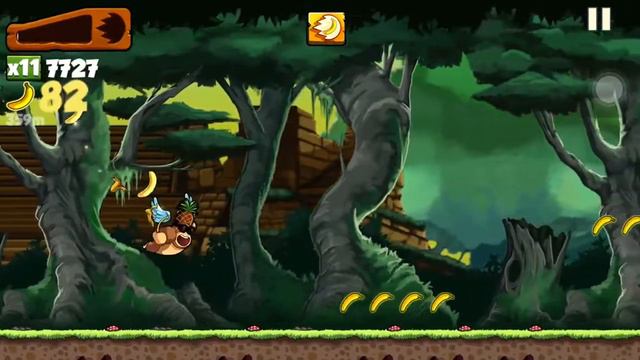 Banana Kong - Destrua obstáculo com a banana veloz смотреть онлайн