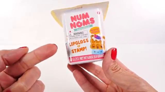 NUM NOMS Series 2 - New Mystery Blind Pack Toys - Num Nom Stamps/Lip gloss смотреть онлайн