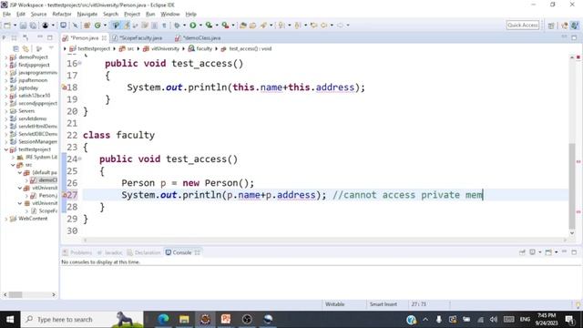 Access Modifiers in Java (public, private, default, protected) смотреть онлайн