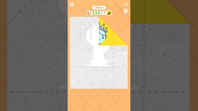 How to solved paper folding game level 1 смотреть онлайн