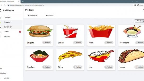 Ionic 6 and Angular 14 Ecommerce Admin Panel (Web + Mobile) UI Template Download