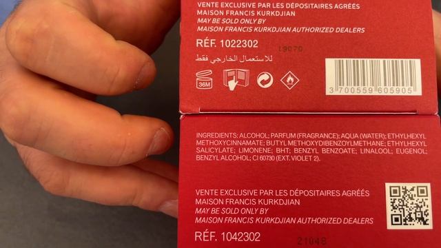 Fake vs Real Baccarat Rouge 540 Francis Kurkdjian Perfume 70 ML Extrait de Parfum смотреть онлайн