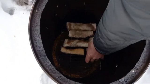 коптильня горячего копчения из бочки. смотреть онлайн