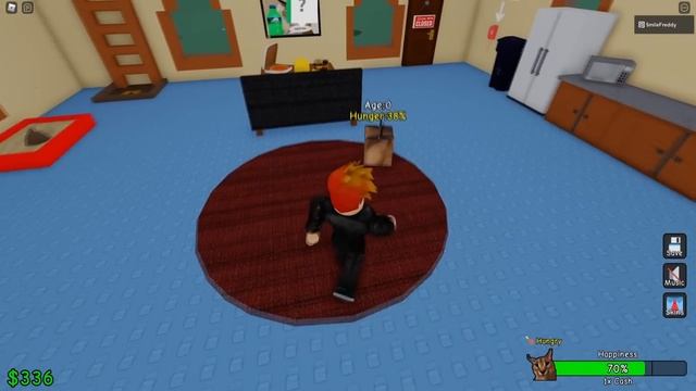 ВЗРОСЛЕНИЕ и ЭВОЛЮЦИЯ ШЛЁППЫ КОТА в raise a floppa Roblox смотреть онлайн