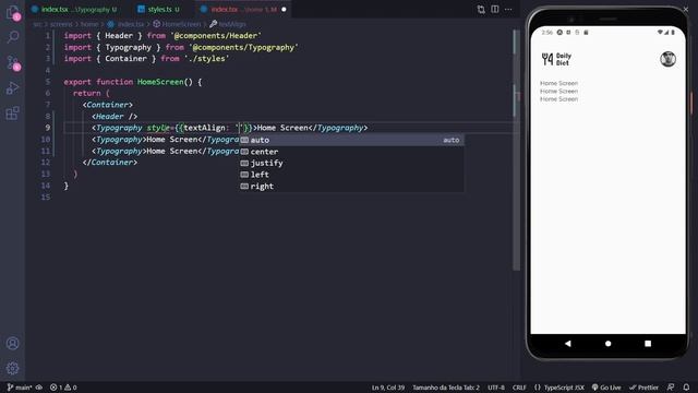 Desafio Ignite React Native (Daily Diet) - #4 Componente Header e Typography смотреть онлайн