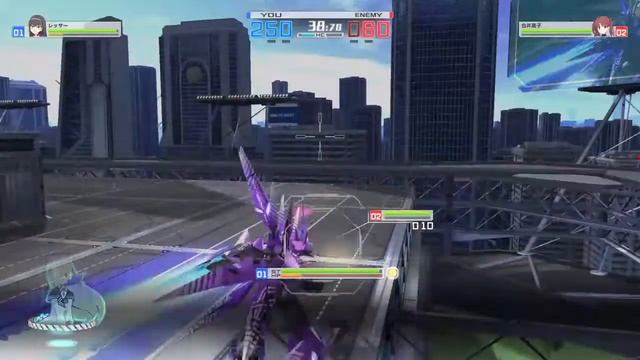 Toaru Majutsu no Virtual-On - Cypher Lessar Gameplay смотреть онлайн