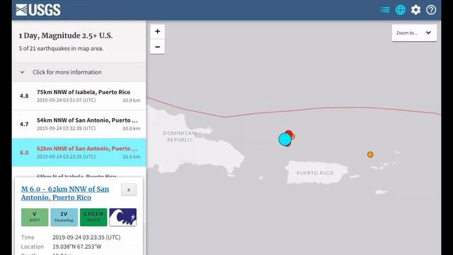 //ALERT\\ 6.3 Earthquake San Antonio, Puerto Rico Right Under Tropical Storm Karen смотреть онлайн
