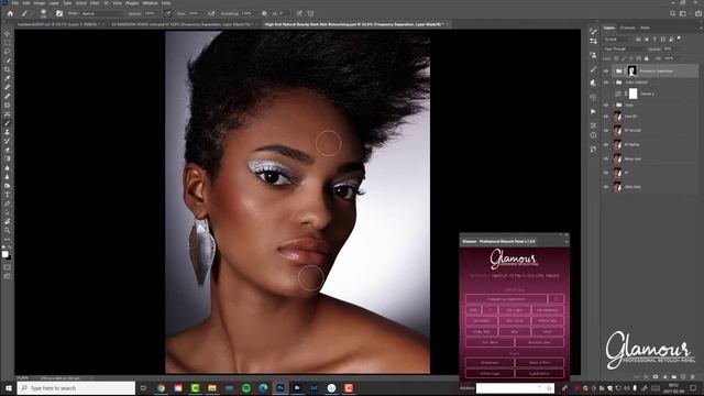 Professional Refinement Results Using Glamour Professional Retouch Panel смотреть онлайн