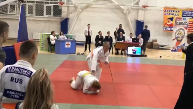 Дзюдо. Красивый бросок на иппон! смотреть онлайн