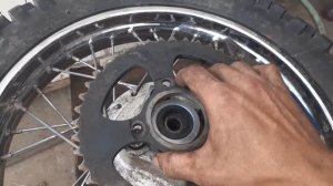 Ремонт задней звезды ирбис ттр 250