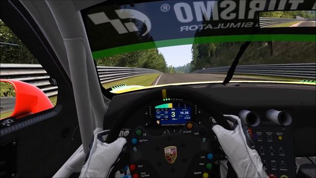 24h Nürburgring Lap Record - How fast is the Manthey Porsche GT3 R in Assetto Corsa? смотреть онлайн