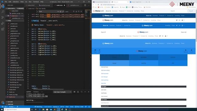 Bootstrap4 theming ep02 - How to change theme fonts смотреть онлайн