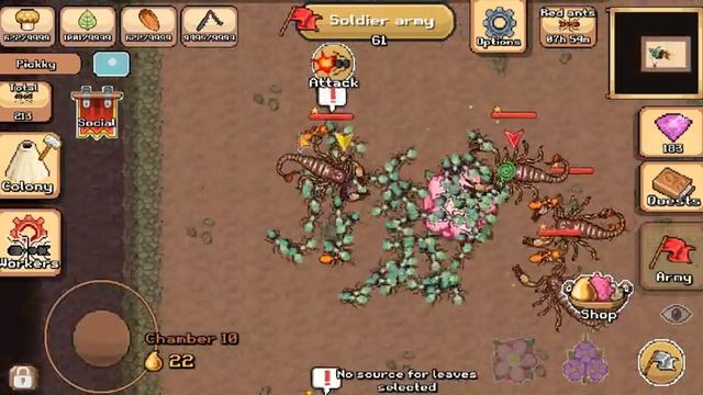Pocket ants : Fire ant nest 2021 with some new creatures design!!! смотреть онлайн