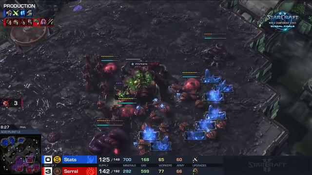SC2 Serral vs Stats - ZvP - Starcraft 2 Grand Final 2018 WCS Global Finals StarCraft II смотреть онлайн
