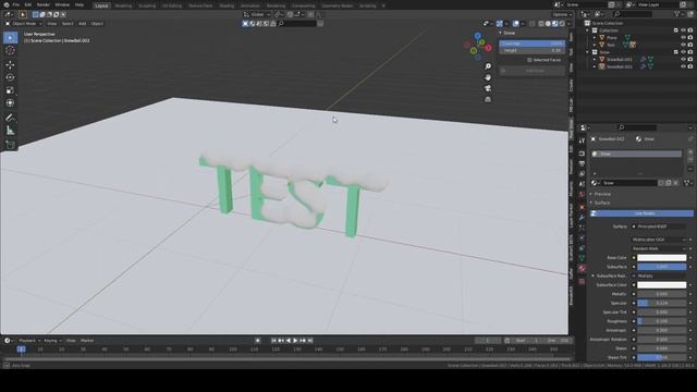 Real Snow : FREE Blender Add-ons you need смотреть онлайн
