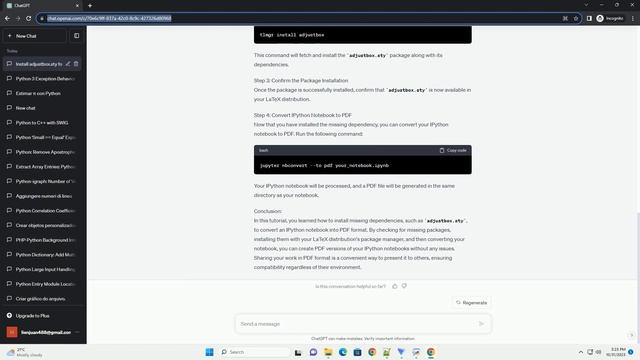 How do I install missing dependencies adjustbox sty to convert an Ipython notebook into pdf format смотреть онлайн
