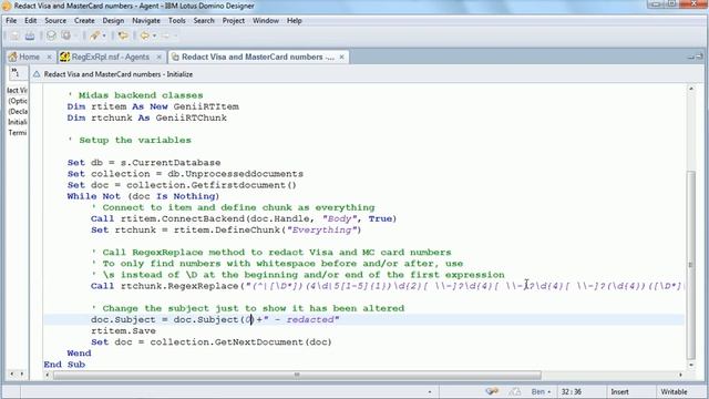 Redact credit card numbers with REGEX using Midas Rich Text LSX смотреть онлайн