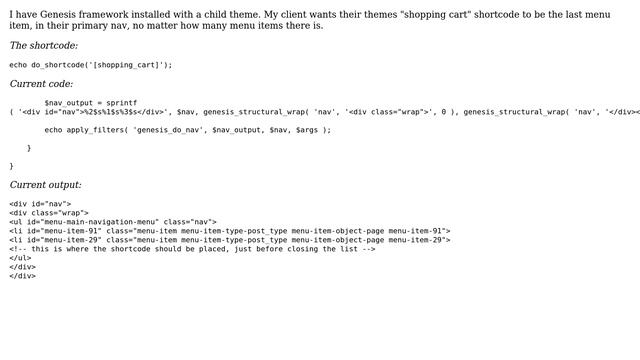 Wordpress: Hard-coding a shortcode as the last menu item in primary navigation? (2 Solutions!!) смотреть онлайн