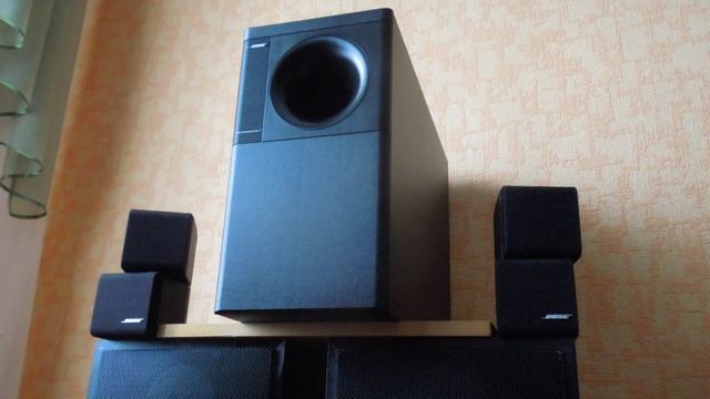 #hifiaudio  BOSE ACOUSTIMASS 5 SERIES II 'DIRECT REFLECTING' 2.1 DOUBLE CUBE RED LINE