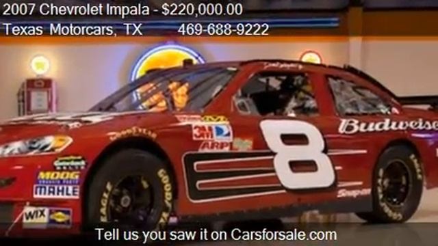 2007 Chevrolet Impala NASCAR - for sale in Addison, TX 75001 смотреть онлайн