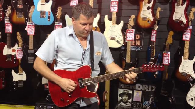 Steve from CC Music playing my Telecaster FHM смотреть онлайн