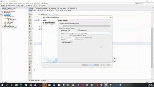 How to create GitHub repository and sharing Netbeans project Part2 смотреть онлайн