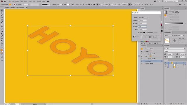How to Create a 3D Text Art Effect in Adobe Illustrator смотреть онлайн