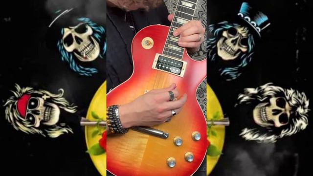 Guns N' Roses November Rain Last guitar solo cover Gibson Lespaul Standard faded cherry vintage SB смотреть онлайн