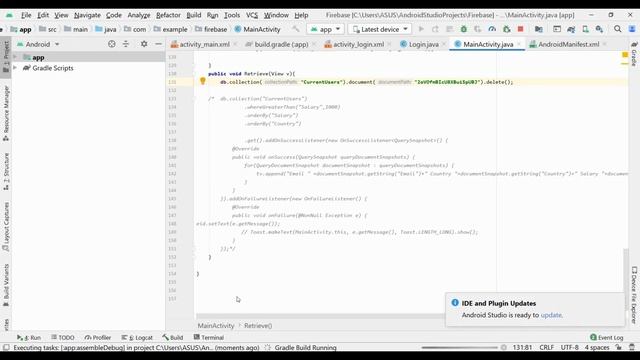Firebase Firestore #8 : Update and Delete Data and Document in Cloud Firestore | in Hindi смотреть онлайн