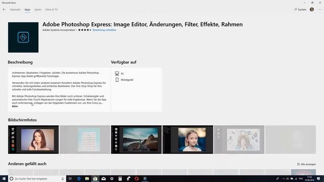 Windows 10 Tutorial: Adobe Photo Shop Express Gratis смотреть онлайн