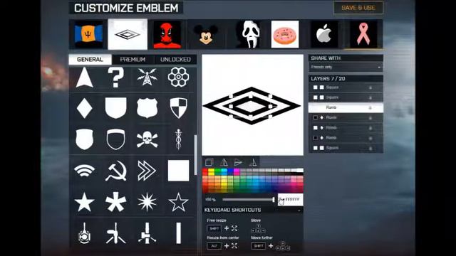 Battlefield 4 / BF4 : Umbro Logo Emblem Tutorial ( Easy To Make ) смотреть онлайн