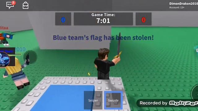 Играю в ROBLOX режим захват флага смотреть онлайн