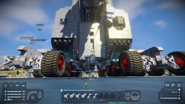 Перестройка Баржи, КОЛЁСА ✦Space Engineers✦ #14 смотреть онлайн