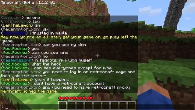 Minecraft Alpha 1.1.2_01 - Player's Test Server смотреть онлайн
